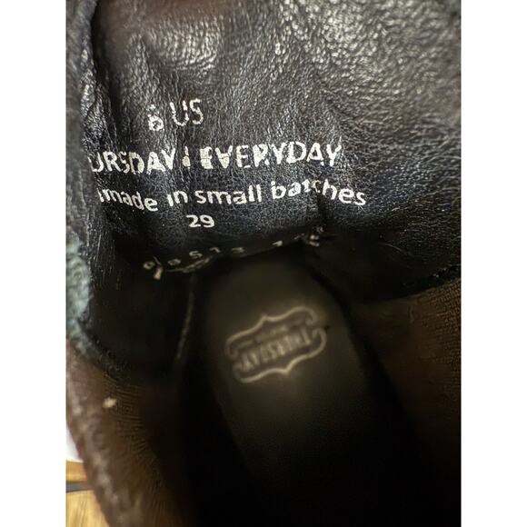 Thursday Boot Co Brown Suede Chelsea Boots Size 8 Duke Style Leather - Picture 8 of 8